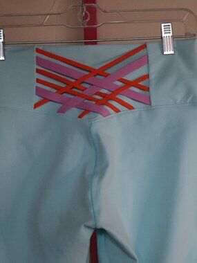 Power Hold by Fabletics Leggings - Medium - Light Blue New w/out tags